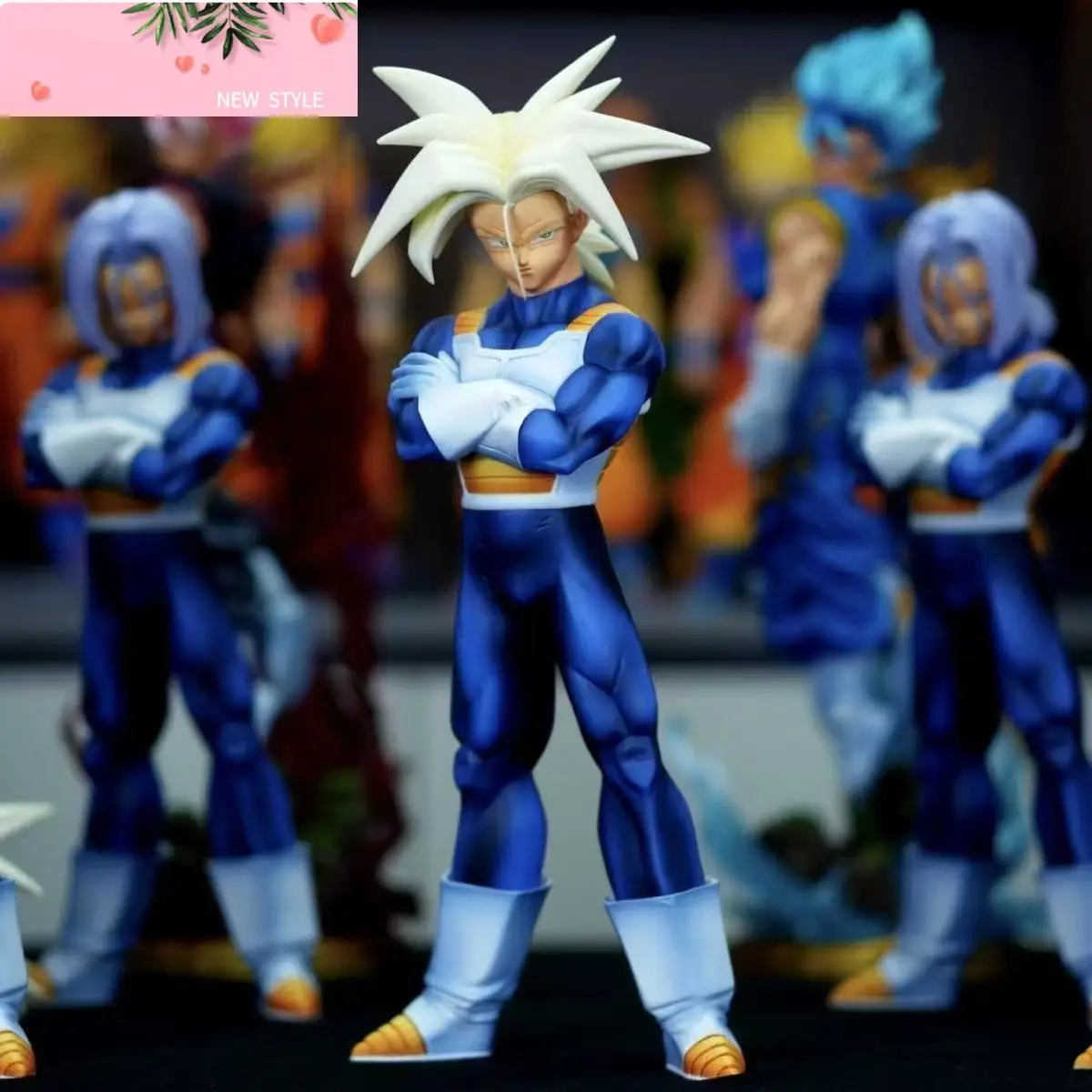 

Anime Dragon Ball Z Super Trunks Figure Replaceable Heads Future Trunks Action Figures Pvc Statue Collection Model Toy Gifts