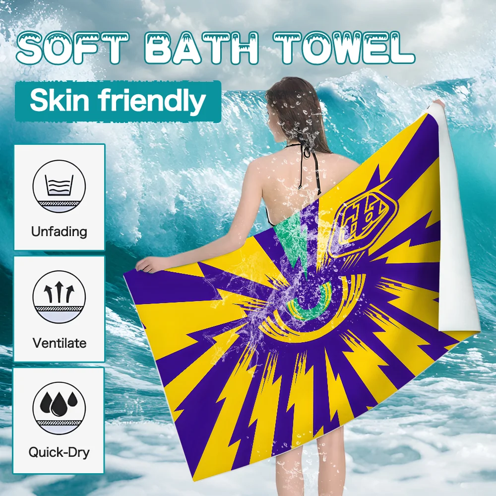 T-Troy L-LeeS Designs Towel Ultra Soft Absorbant Quickdry Large Beach Towels Personalized Gym Sport Bath Towels