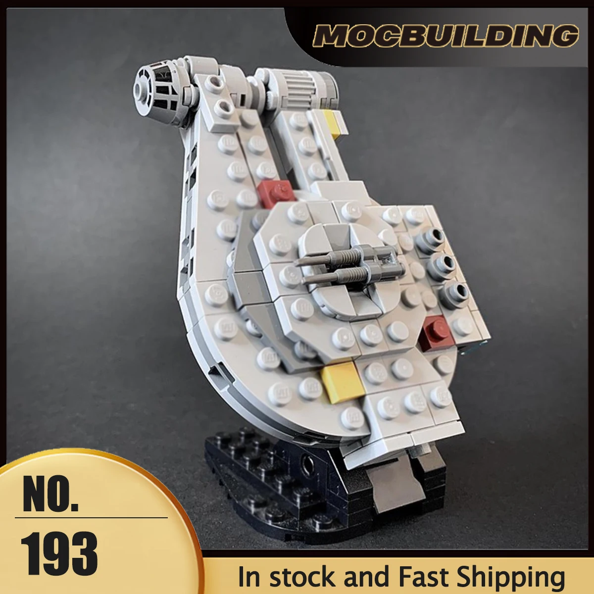 MOC Space Movie Series Micro Outrider Model Building Blocks Creative Ship Toys DIY Assembly Bricks Collection Display Gifts