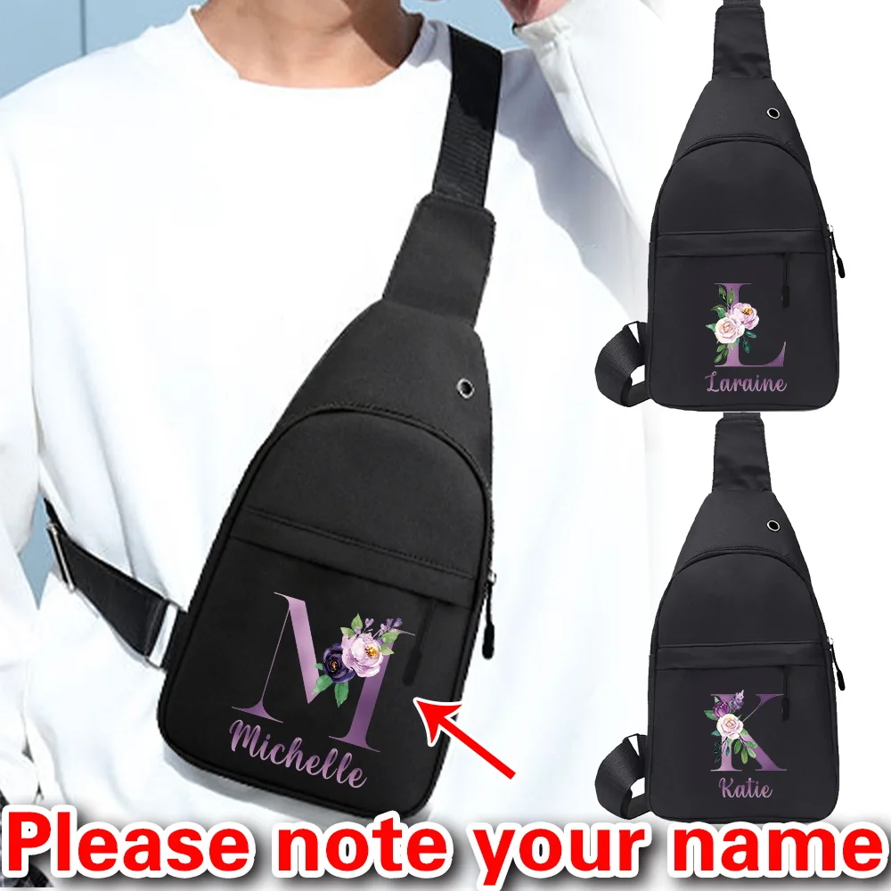 

Personalized Customized Leisure Fashion Chest Bag Slung Travel Shoulder Bag Commuting Multifunctional Portable.