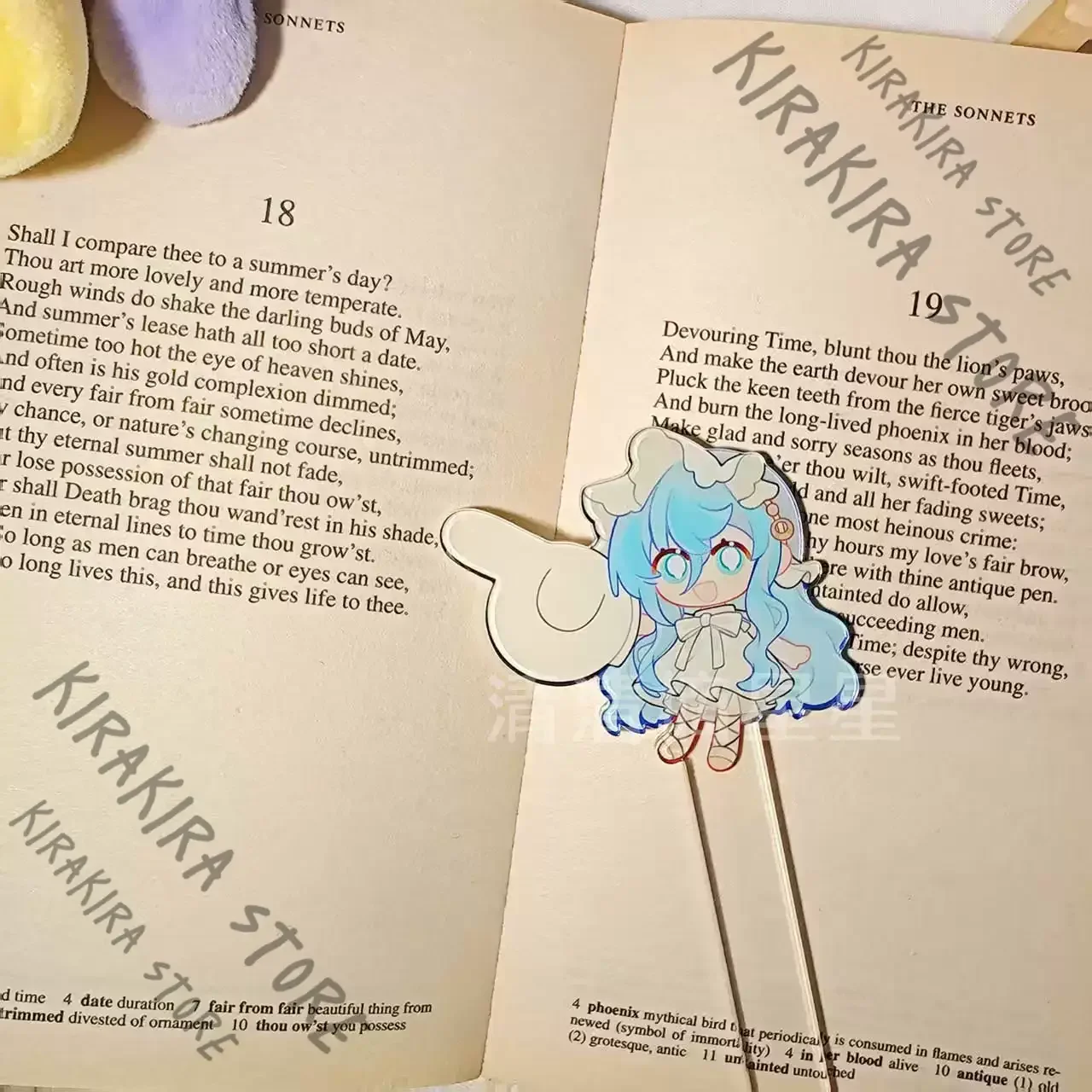 

Thirty-Seven Reverse:1999 Flutterpage Marcus Cosplay Acrylic Finger-reading Stick Transcard Kawaii Ornaments Anime Gifts