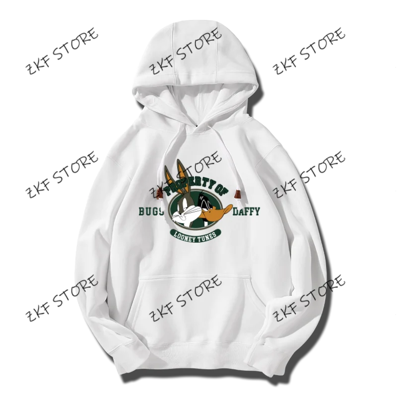 

Looney Tunes Anime Cartoon Style Women's Hoodie Top Rabbit Bags Sports Coat Couple Hoodie Hoodie Hoodie Hoodie Women's Top
