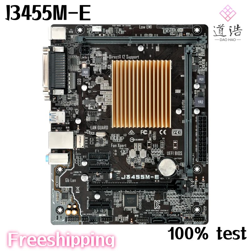 

For J3455M-E Motherboard 16GB HDMI PCI-E2.0 With J3455 CPU DDR3 Mainboard 100% Tested Fully Work