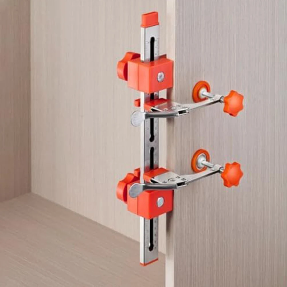 

Adjustable Drawer Jig Drawer Slide Clamp Effortless Installation Rubber Pad Protection Stainless Steel Support