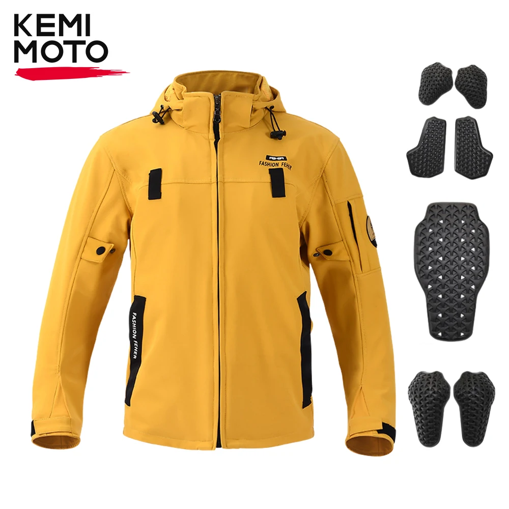 

Motorcycle Riding Jacket Men Motorcyclist Riding Women Clothing Outdoor Biker Waterproof Windproof Removable CE Protective Gear