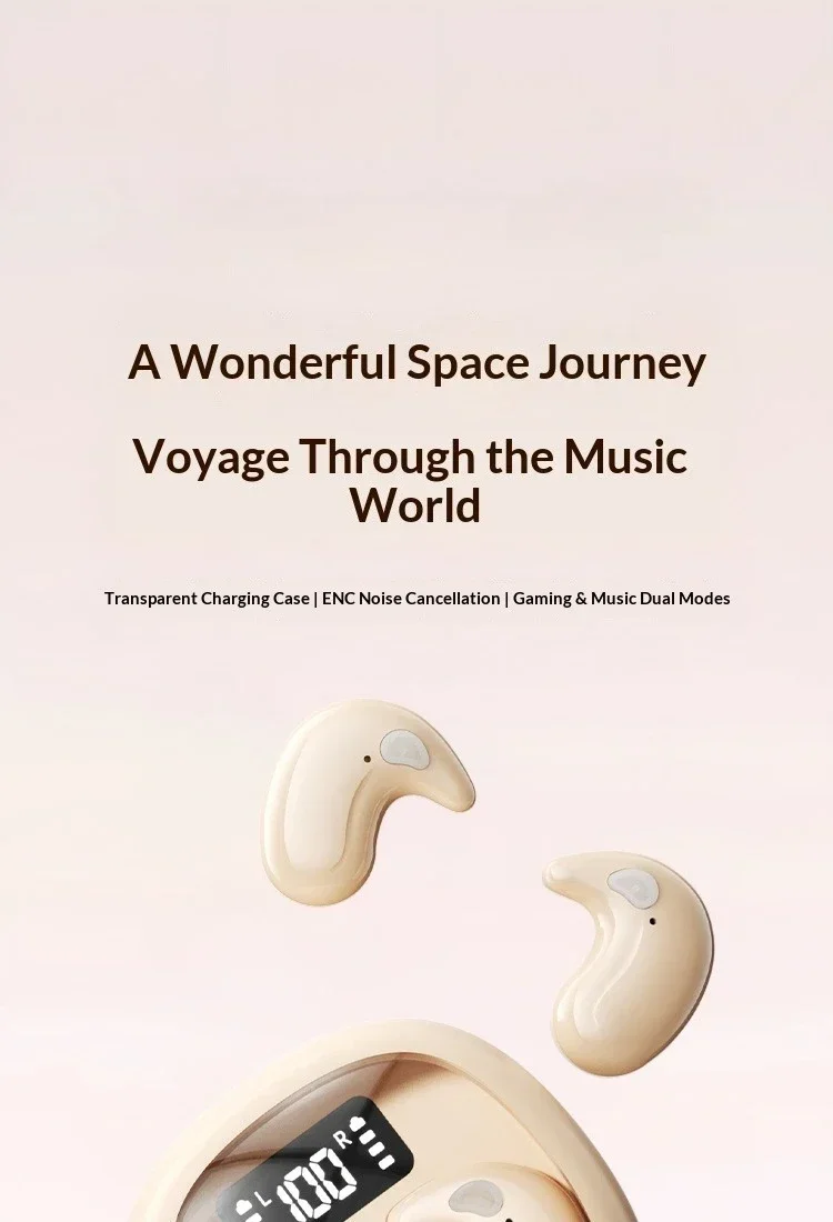 Wireless Bluetooth Earbuds In-ear Headphones With Digital Display_voghion.com