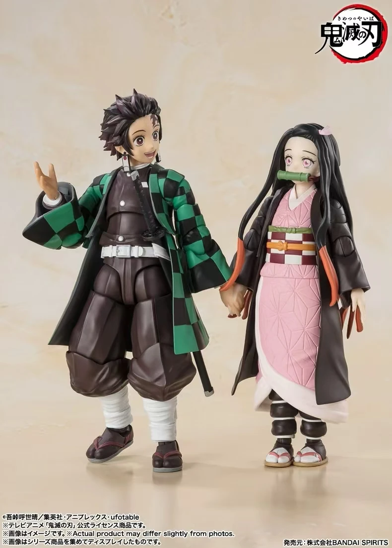 

Bandai S.H.Figuarts Shf Nezuko Kamado Demon Slayer Фигурка Коллекционная модель игрушки в подарок на складе Фигурка игрушки