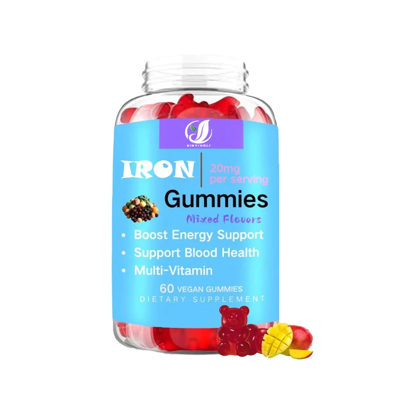

Adult Iron Gummies - High-quality Iron Supplements Containing Vitamin C and Folic Acid, Promoting Energy and Immune Health