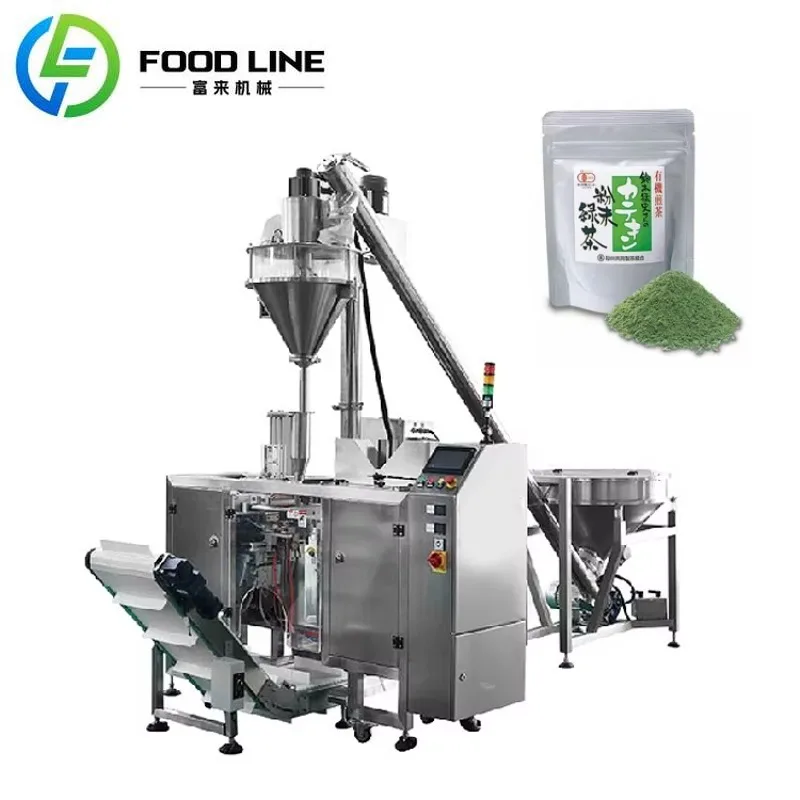 Customized Auger Hopper Dry Powder Pouch Filling Packing Machine Auto Filling Fine Tea Stick Sachet Powder Packaging Machine