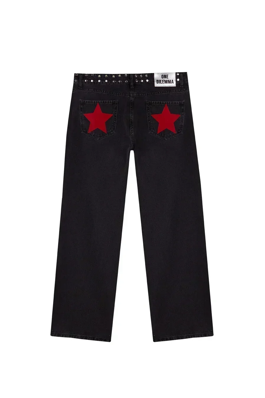 Harajuku One Dilemma Baggy Jeans High Waited Jeans Vintage 2000s Streetwear Straight Denim Pants Y2k Casual Women Clothing