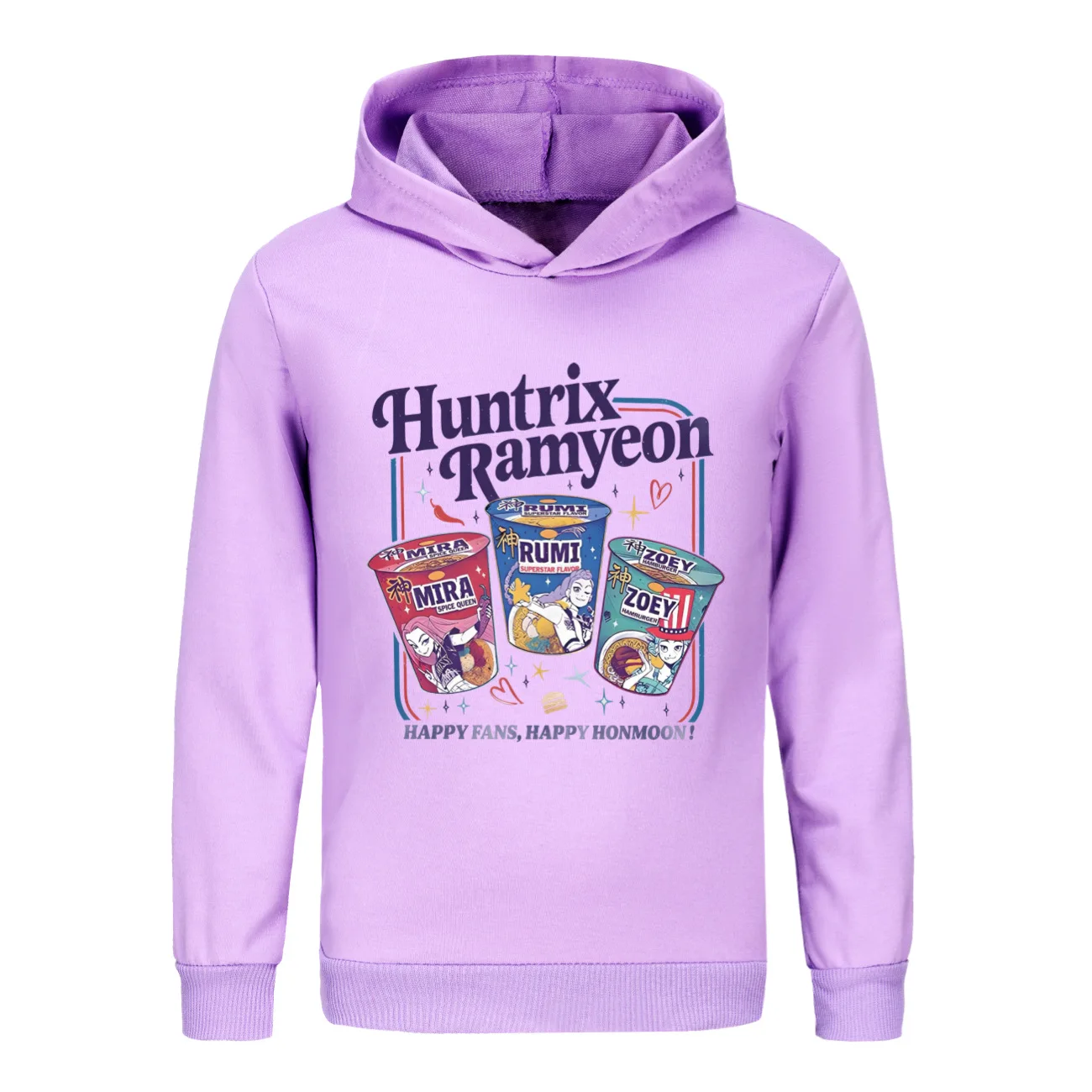 Pakaian Kpop Demon Hunters Fashion Anak-anak Pullover Lengan Panjang Hoodie Anak Perempuan Hoody Pakaian Luar & Mantel Anak Laki-laki Kasual Harajuku Sweatshirt