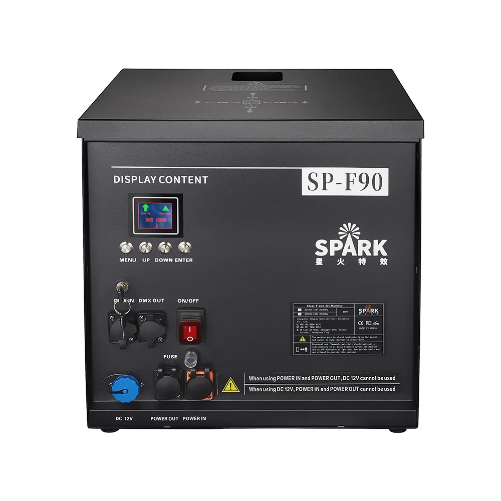 SP-90 مرحلة Spitfire 10 أمتار على ارتفاعات عالية مقاومة للماء Spitfire حقن مباشر مرحلة الأداء آلة لهب مهرجان الموسيقى