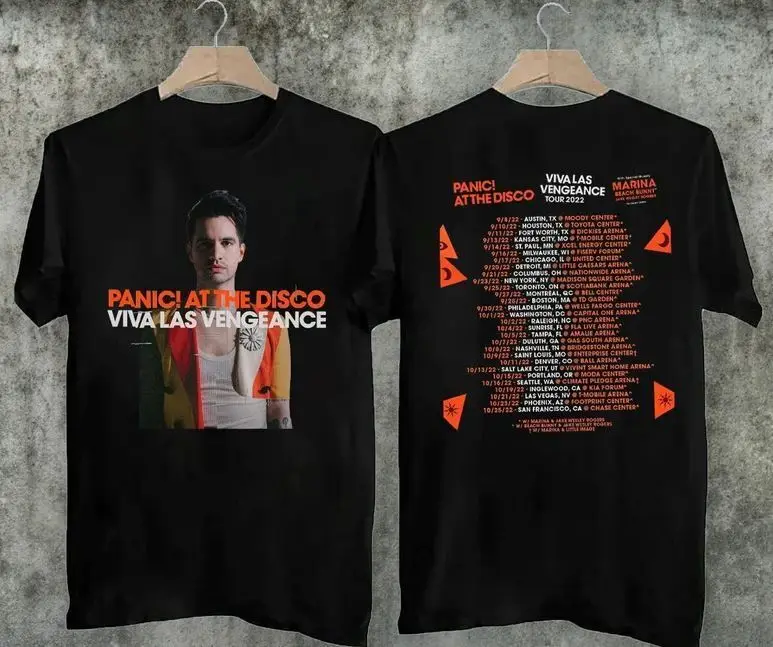 Panic At The Disco Viva Las Vengeance US Tour 2022 Concert T-Shirt