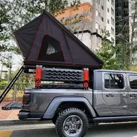 캠핑용품 Roof Tent Aluminum Alloy Type Automatic Triangle Quick-opening Necessary Rain Car Camping Tents