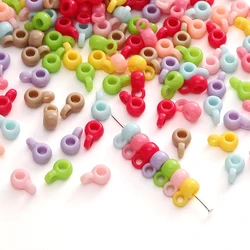 9x4mm 10Pcs Acrylic Small Round Tee Beads Handmade DIY Making Unique Jewelry Bracelets, Earrings, Accessory Materials