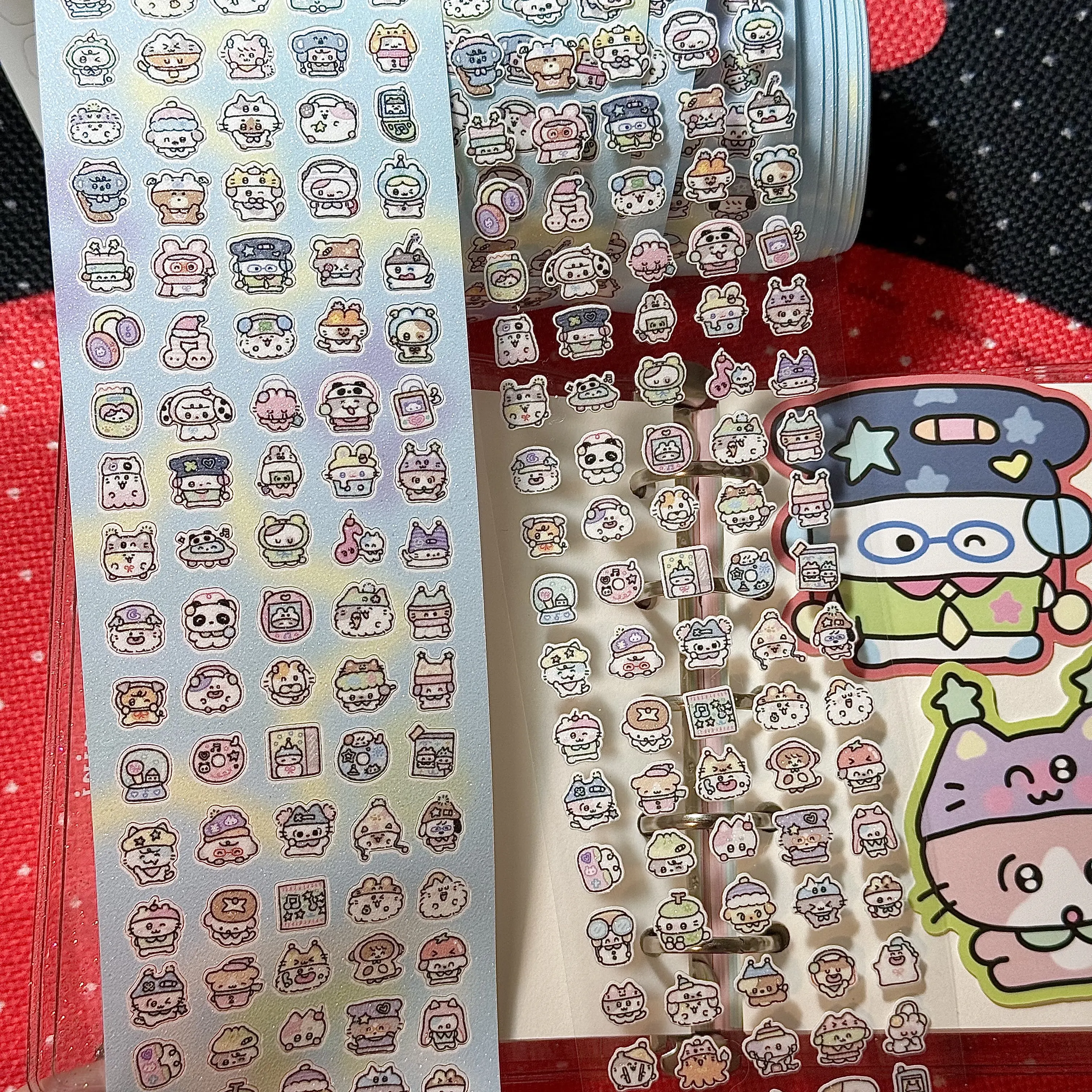 

What To Buy Today, Original, Hat Music Festival, Cute Die-cut Sticker Roll Journal Decoration