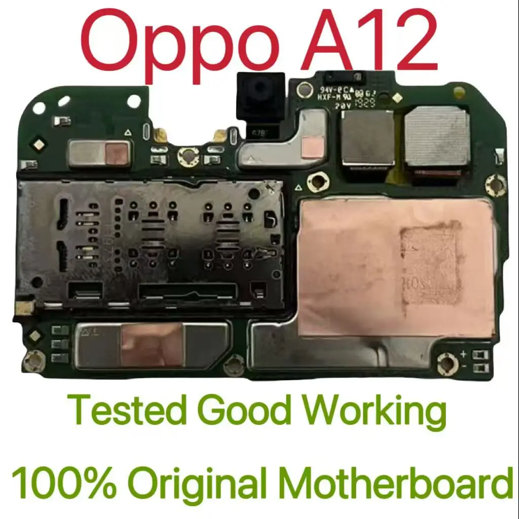 Global Version Original Unlocked Motherboard for Oppo A12 Good Work Fully Tested Circuit Plate Main Logic Board for Oppo A12