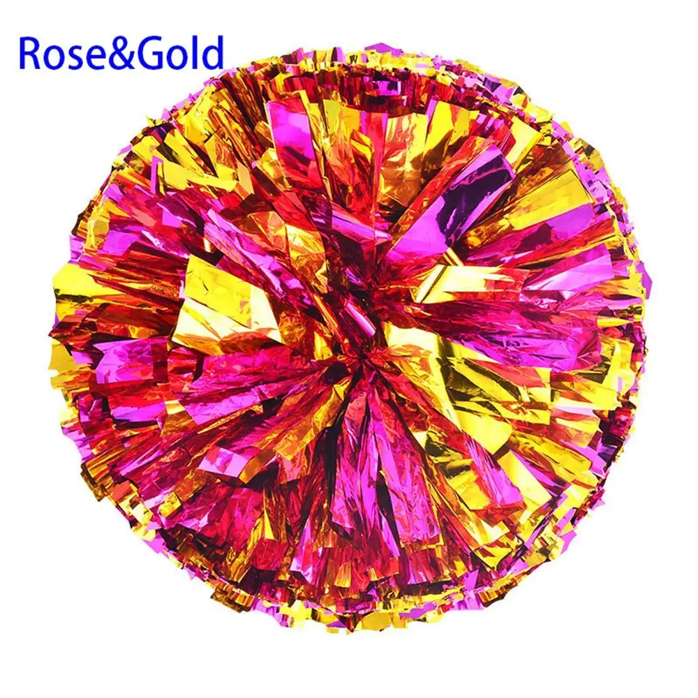 

Ring Style Double hole handle Fancy Dance Party Decorator Club Sport Supplies Cheerleading Cheering Ball Cheerleader Pom Poms