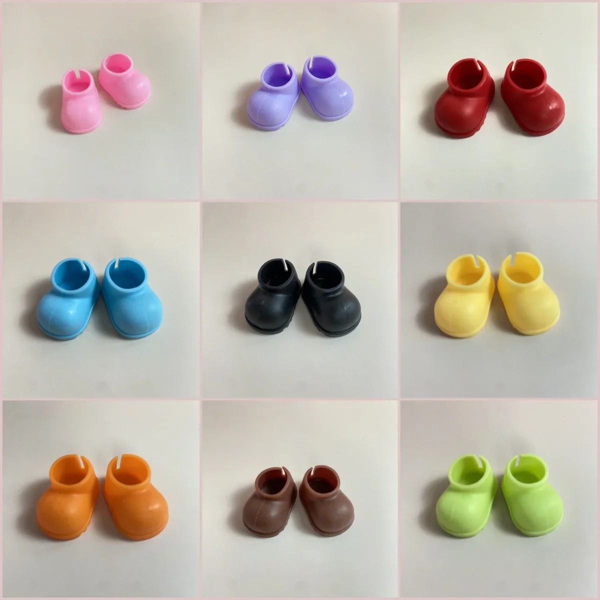 

Clothes for Labubu Short Rain Boots – Sit-Sit Party Shoe Accessory