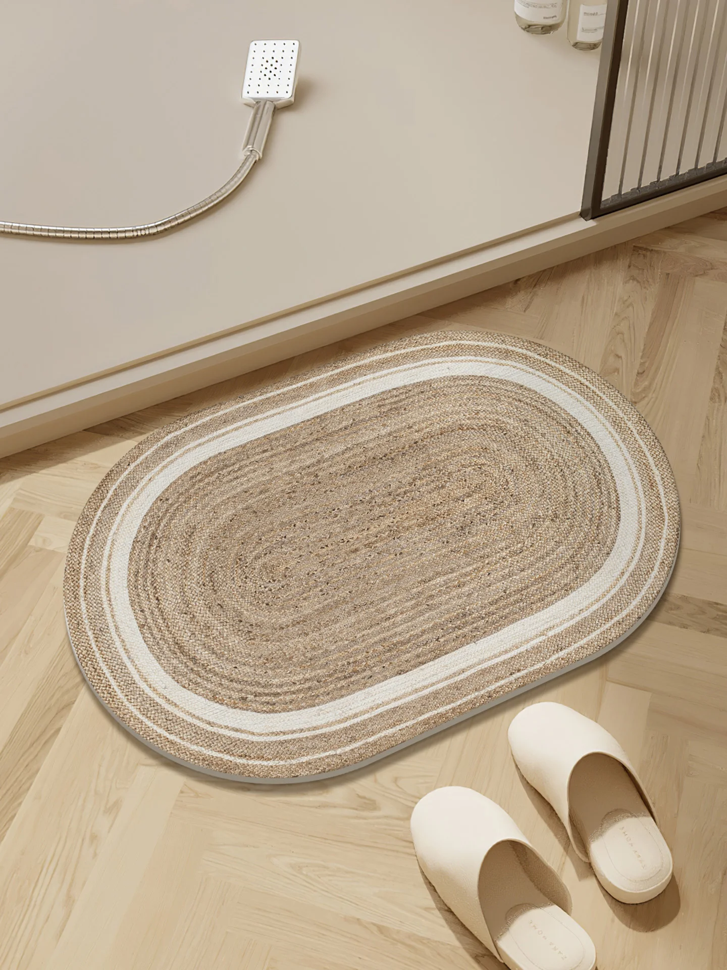 

Xizuo Minimalist Style Diatom Mud Bathroom Mat Anti-Slip Toilet Floor Rug Japanese Style Home Bathroom Shower Mat Water Absor...