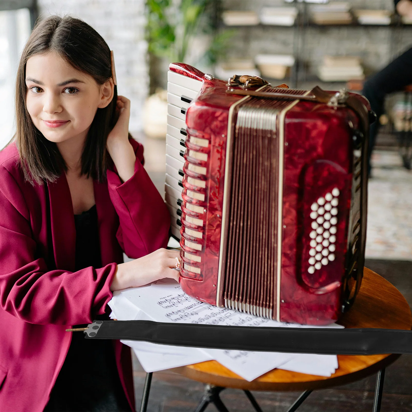 

Accordion Hand Grip Instrument Straps Harness Carrying Bass Accessory Replacement Parts