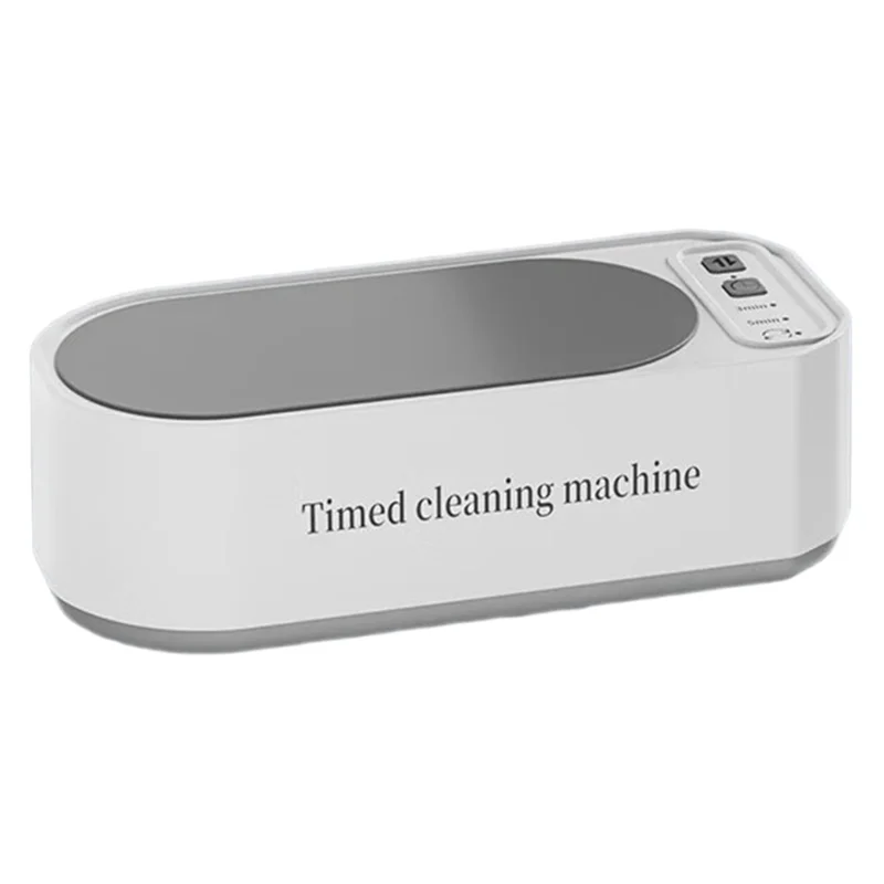 B58B-Household Timer Ultrasonic Glasses Cleaner 50Khz Contact Lens Cleaner Jewelry Brush Brush Dentures Toothbrush Cleane
