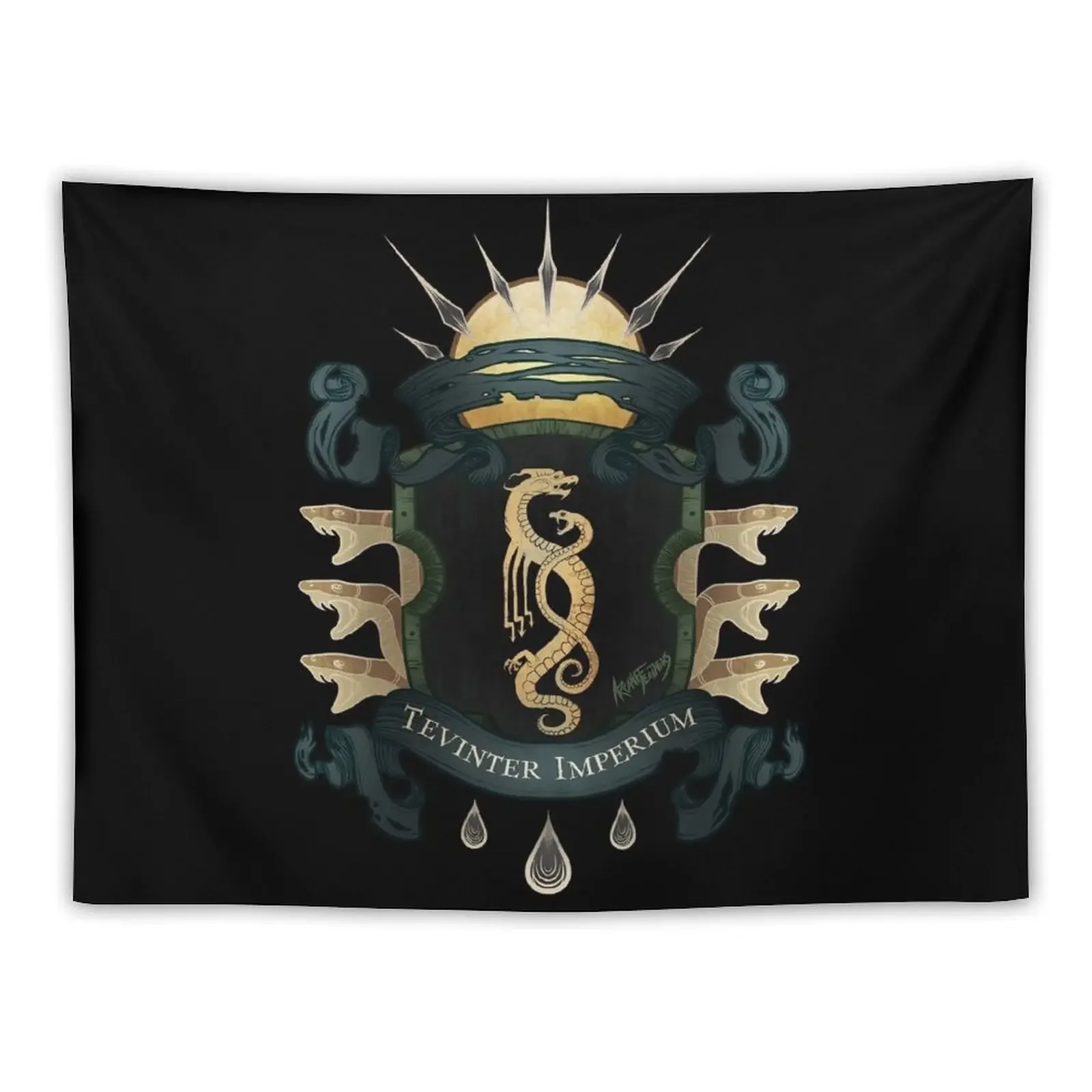 

Dragon Age: Tevinter Imperium Heraldry Tapestry Room Decor For Girls Carpet On The Wall Decorative Paintings Tapestry