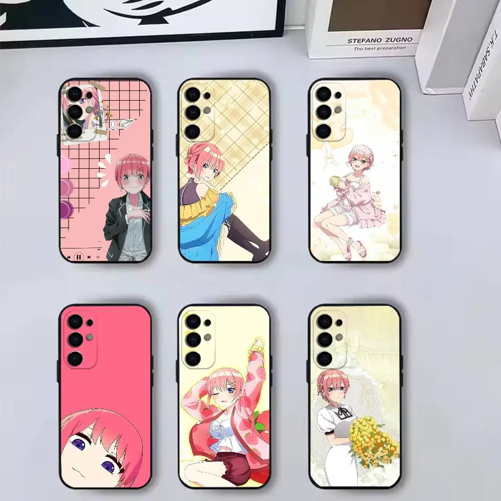 Anime Nakano Ichika  Phone Case Black Silicone Soft For Samsung S25,S24,S21,S22,S23,S30,Ultra,S20,Plus,Fe,Lite