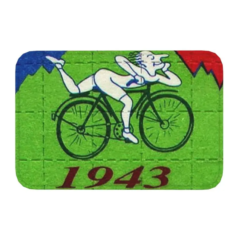 Albert Hoffman 1943 Blotter Door Floor Kitchen Bath Mats Lsd Acid Blotter Party Doormat Garage Entrance Rug Carpet Footpad