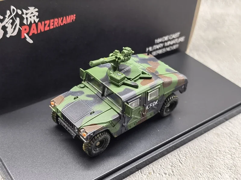 PANZERKAMPF 1:64 Scale Diecast Alloy HUMVEE M1046 Tank Model Wheeled Transport Vehicle Adult Toys Gift Collection Static Display