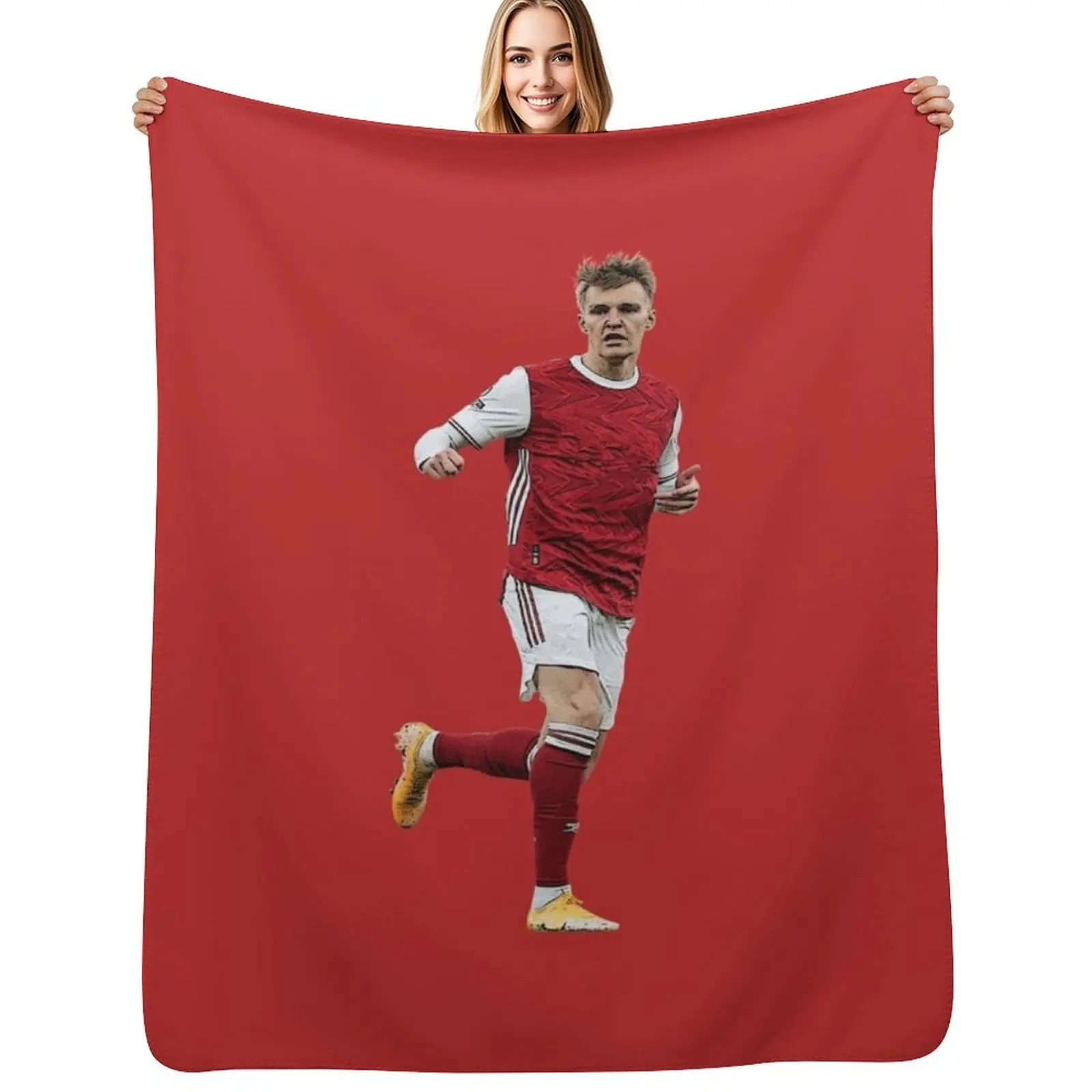 

Martin Odegaard Throw Blanket Color Fast Cozy Throw Blanket