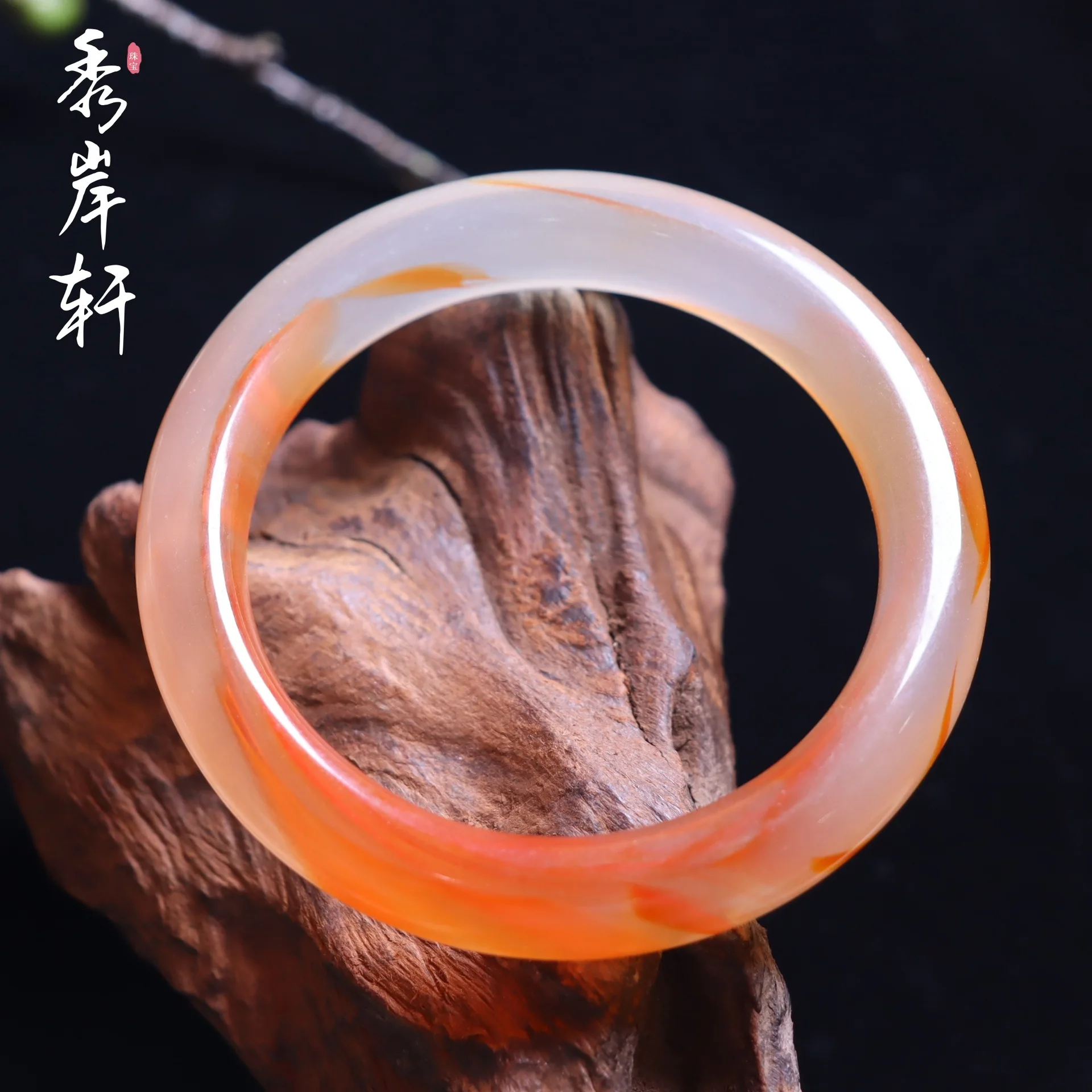 

Widening and non fading imitation jade bangle, chalcedony bangle, ice seed glass, holiday gift bangle