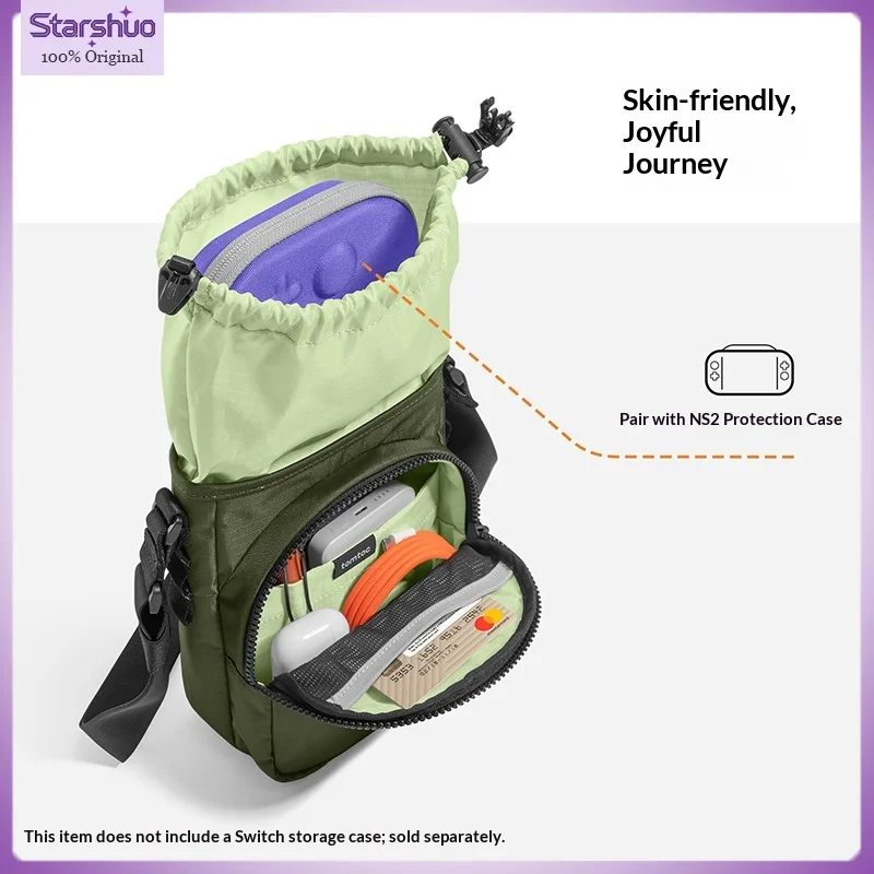 

Чехол для портативной игровой консоли, маленькая сумка для хранения кабелей, зарядных устройств и аксессуаров для Switch2 и NS2