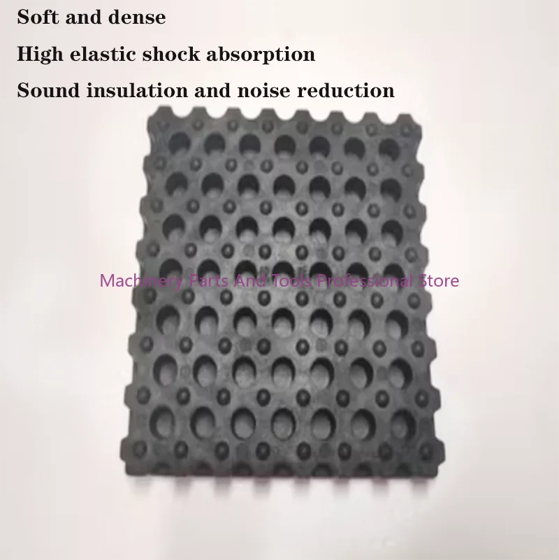 1PC Milling Machine Oil Resistant Preservative Rubber Damping Shockproof Non-slip Block Tool Footsteps Motor