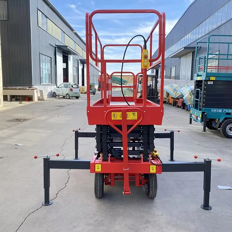Customized Aerial Platform 6m-14m Traction Skylift Mobile Lifter Scaffolding 500kg Battery Powered Articulated Hydraulic Lift An