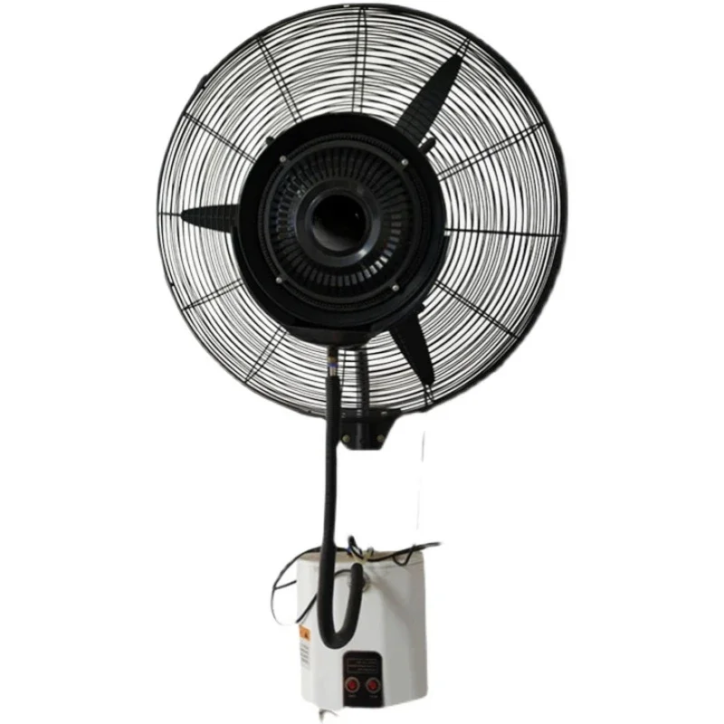 

Wall mounted industrial spray fan, commercial water-cooled atomization, remote control, humidification and watering