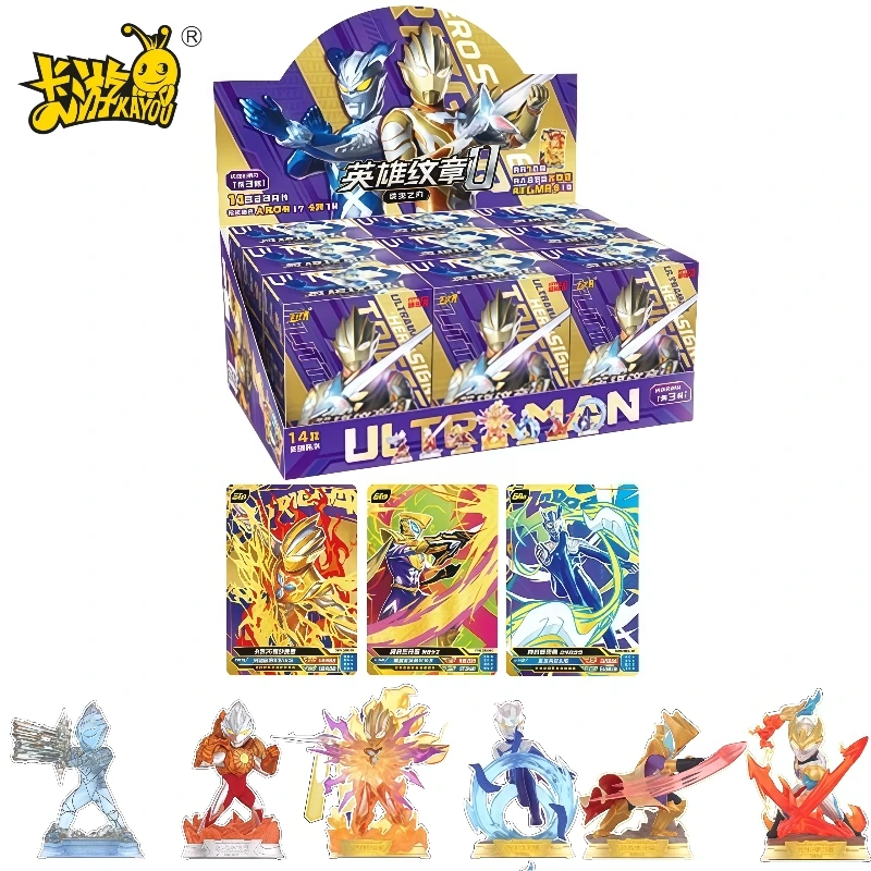 KAYOU公式正規品 ウルトラマンシリーズ ドール アニメカード キャラクター周辺グッズ コレクション玩具 子供のお祭りギフト オリジナルボックス