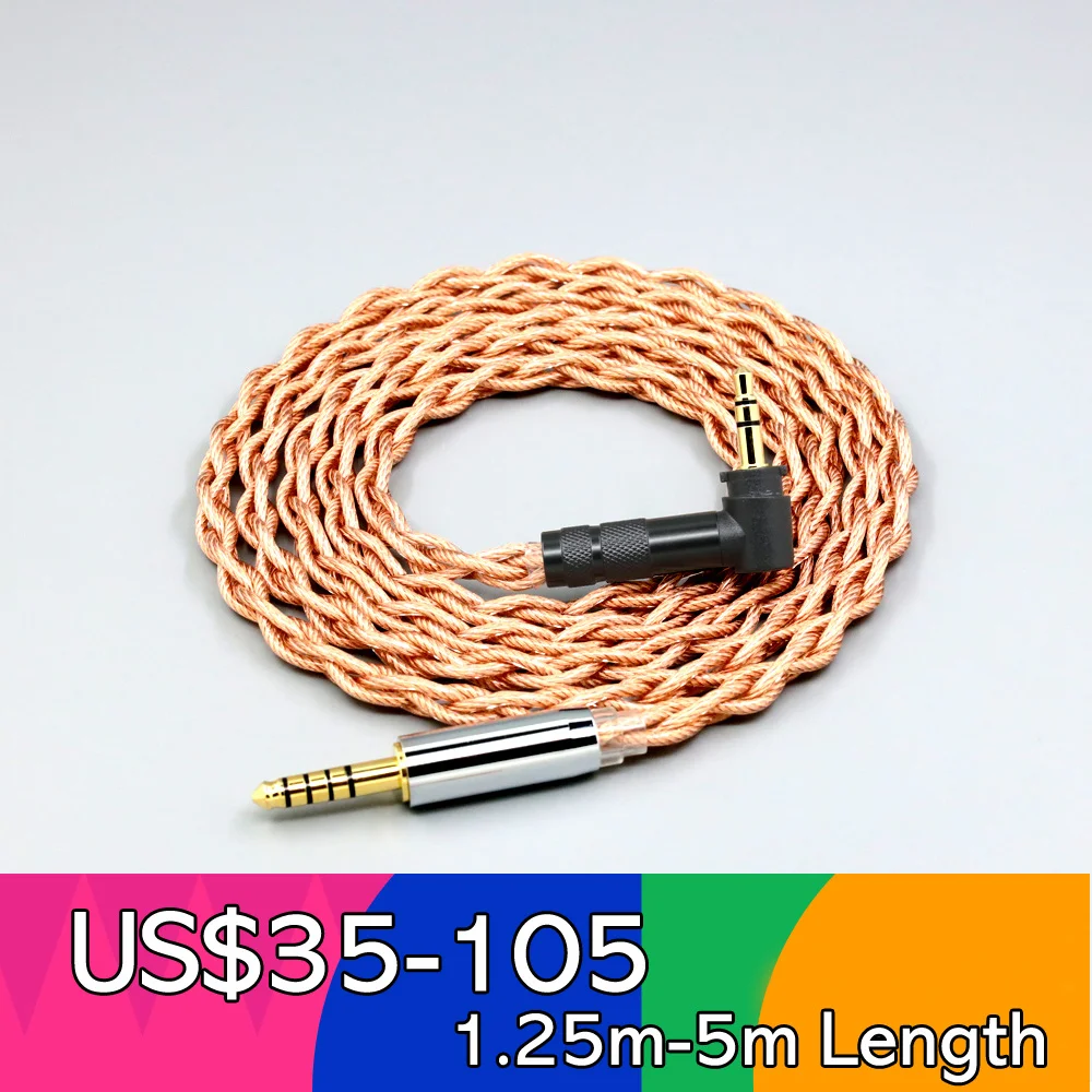 Graphene 7N OCC Shielding Coaxial Mixed Earphone Cable For Fostex T50RP Mk3 T40RP Mk2 T20RP Mk2 Dekoni Audio Headphone LN008489