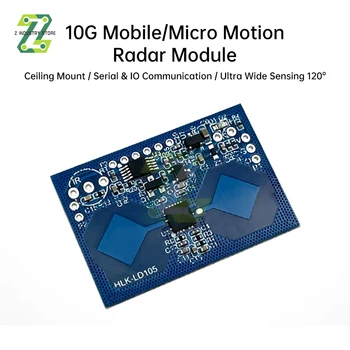 رادار الميكروويف وحدة تحريض جسم الإنسان ، مستشعر كهروضوئي ، تأخير قابل للتعديل للإضاءة الذكية ، ضد السرقة ، 10G