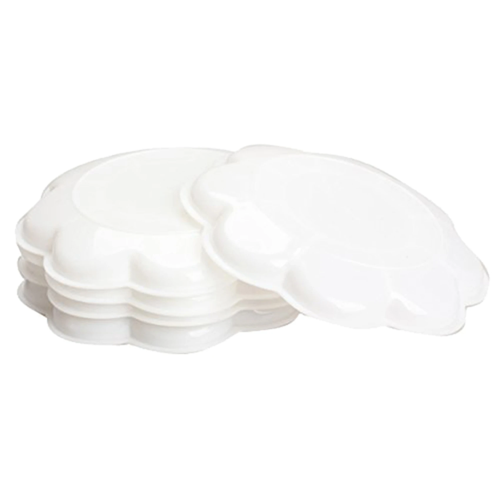 Suitable 10Pcs Plastic Nail Art Paint Color Mixing Palette Plate Disk Essential Tool