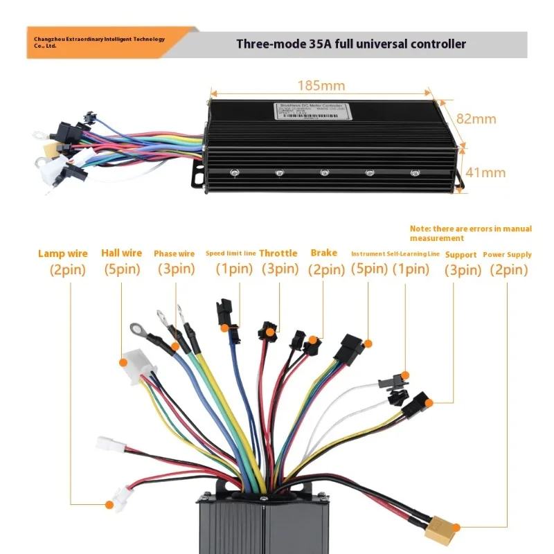 Ebike SineWave Three mode controller 36V 48V 52V 35A Electric Bicycle Controlle with Screen LCD S866 Display Kit