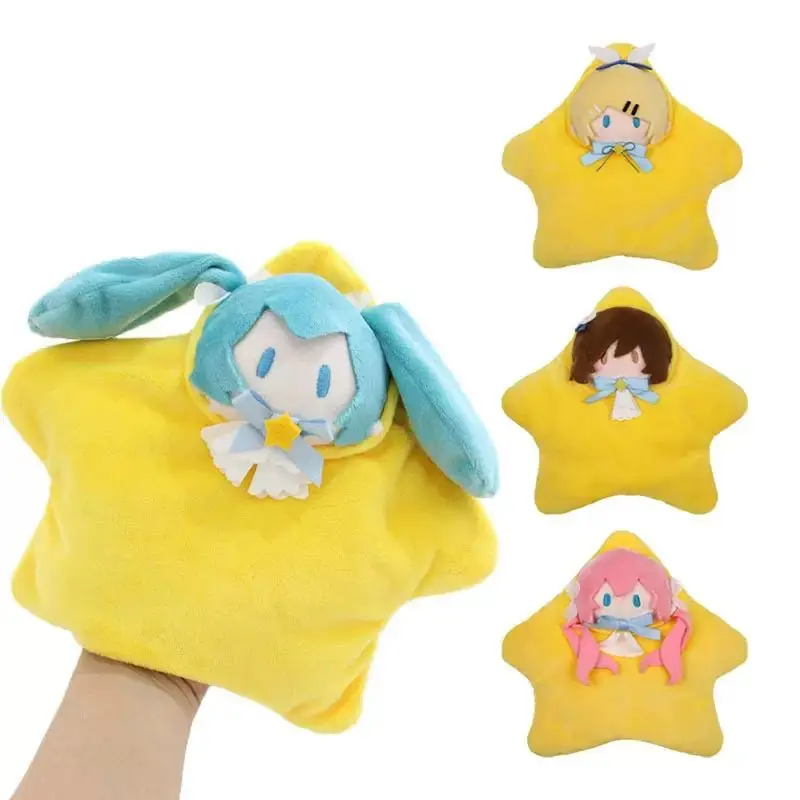 20 ซม.Hatsune Miku Kawaii รุ่น Q รูปตุ๊กตาอะนิเมะตุ๊กตาหุ่นมือของเล่นคอลเลกชันเครื่องประดับคริสต์มาสของเล่นของขวัญ