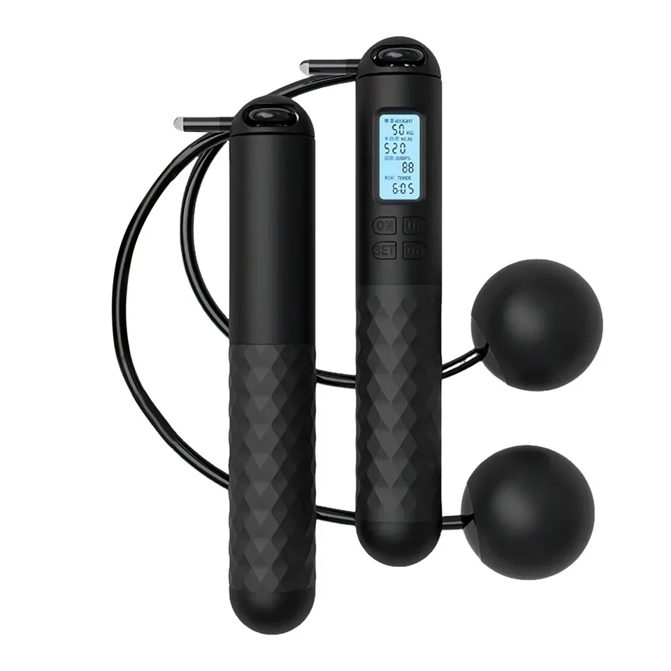 Cordless Skipping Ropes For Adults High Speed With Counter For Fitness Exercise Boxing And Gym Workouts Ideal For Yoga Bag Strap