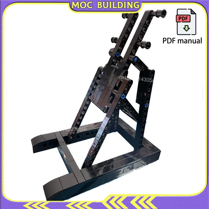 

Display Stand for MOC-75243 MOC Building Blocks Vertical Holder for Spaceship Construction Bricks Gift Presents