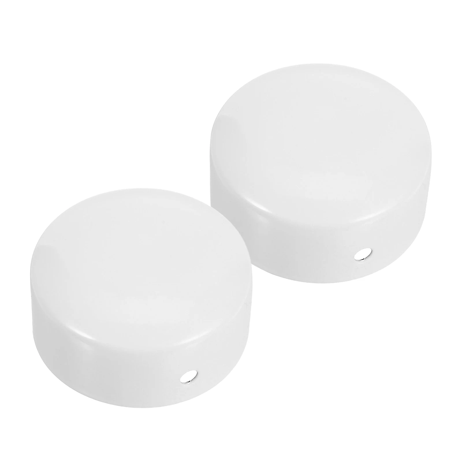 

2 Pcs Stainless Steel Handrail Cover Tube Cap Extension Ladder End Caps Wooden Closure Deck Railing Metal Stair Finishing