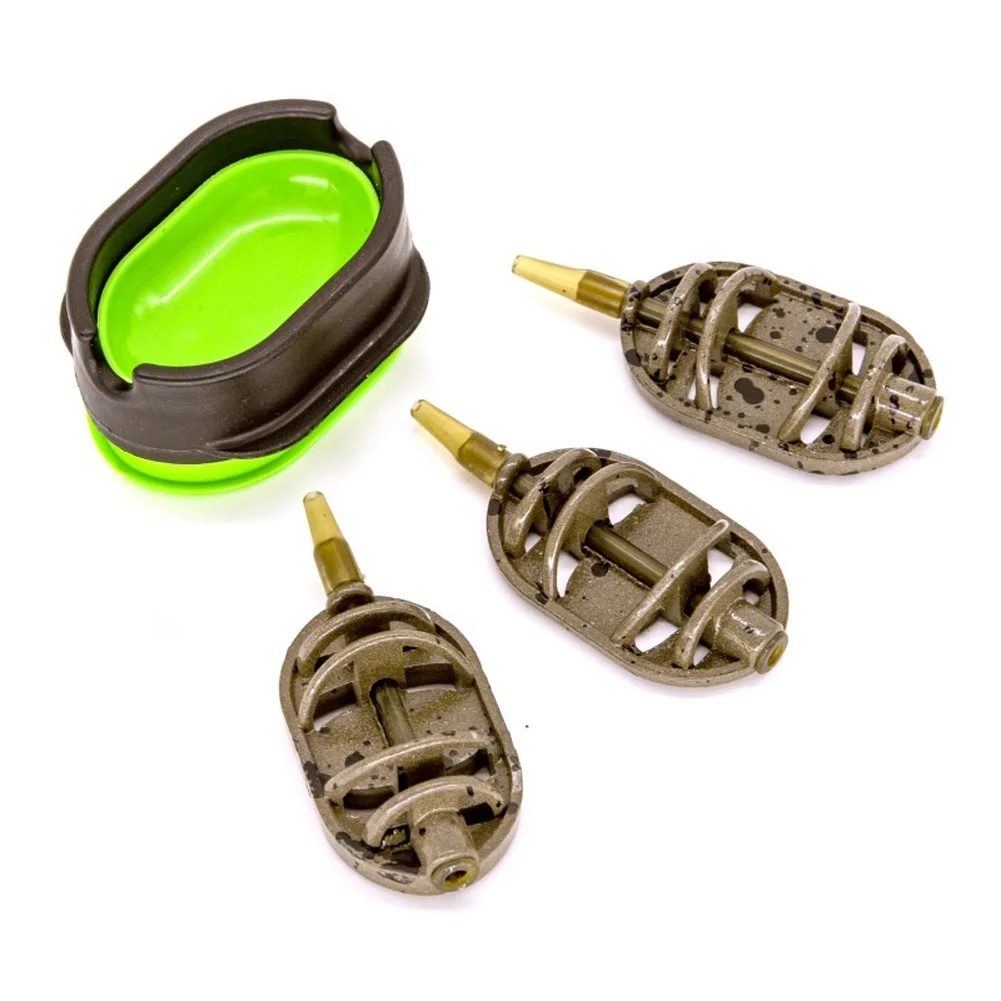 

Zinc Alloy Holder Feeder Bait Cage For Lake Fishing Zinc Alloy Construction Lightweight ABS Components For Carp