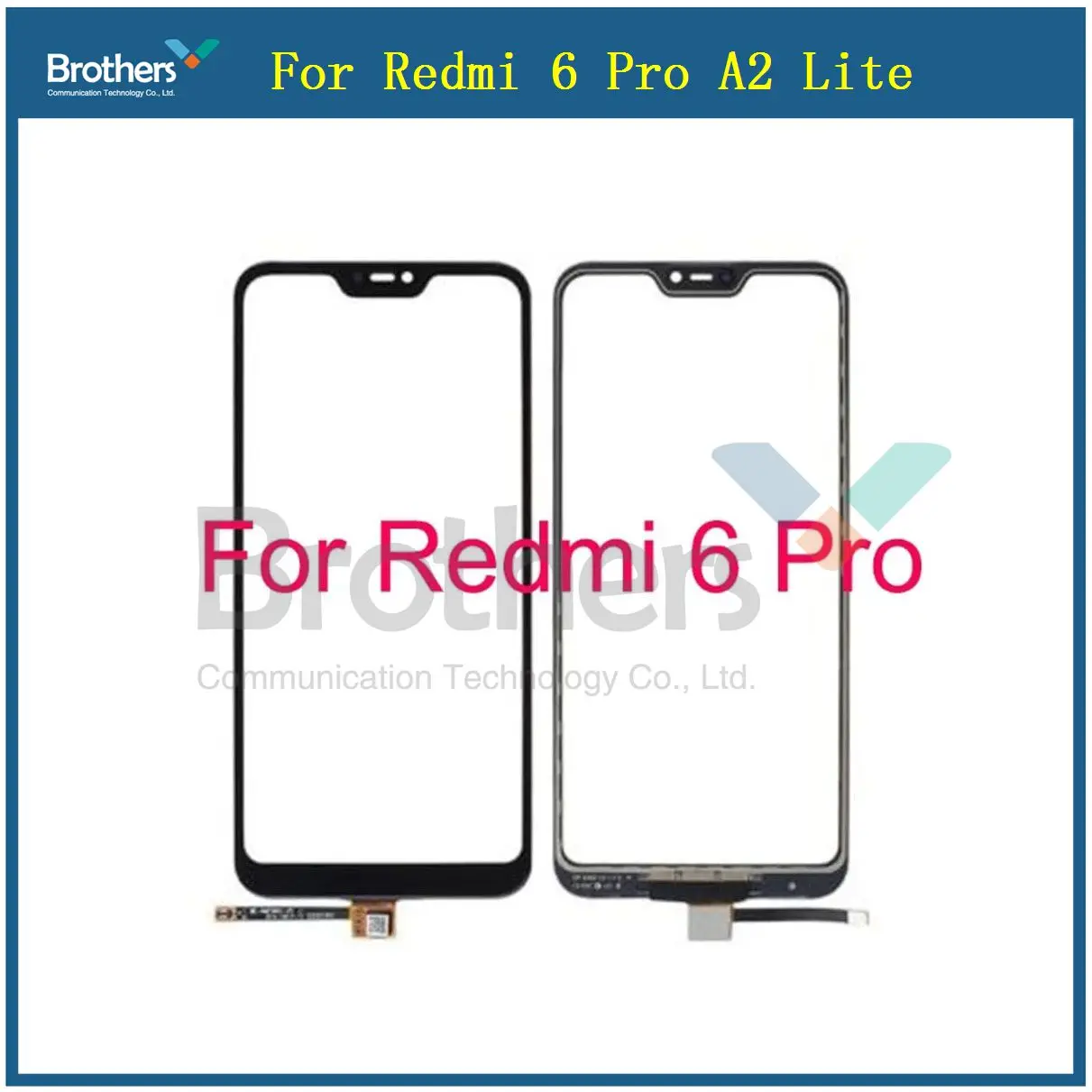 

For Xiaomi Redmi 6 Pro Mi A2 Lite Touch Screen Digitizer Touch Panel Sensor Front Outer LCD Glass Touchscreen