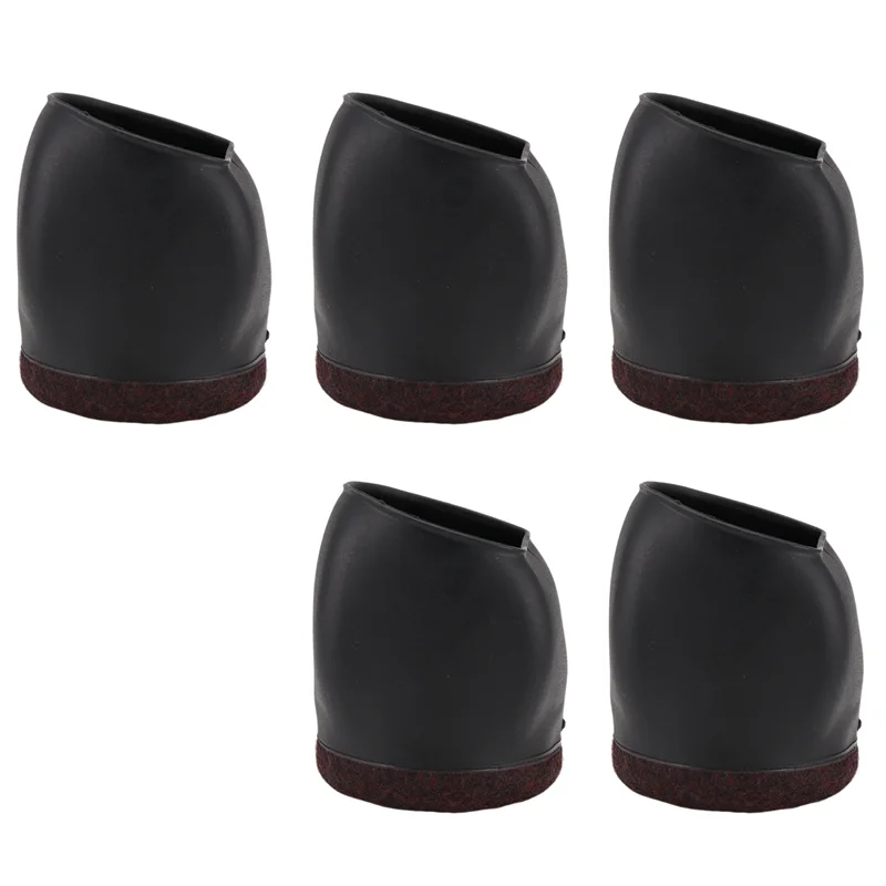 AY03-Rubber Bed Office Chair Wheel Stopper Furniture Legs Caster Cups Chair Feet Floor Protectors Felt Pads