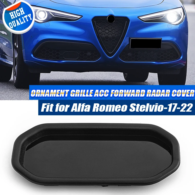

ACC Bumper Sensor Radar Cover For Alfa Romeo Stelvio 2016-2023 Black Front Forward Radar Cap Car Accessories 156126159 156114929