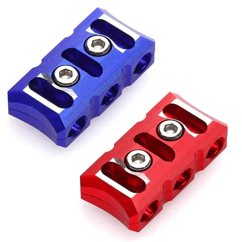 RC Car Tool Aluminum Alloy ESC Motor Cable Manager Wire Fixed Clamp Buckle Prevent Tangled Line Clip Tool for RC Rock Crawler